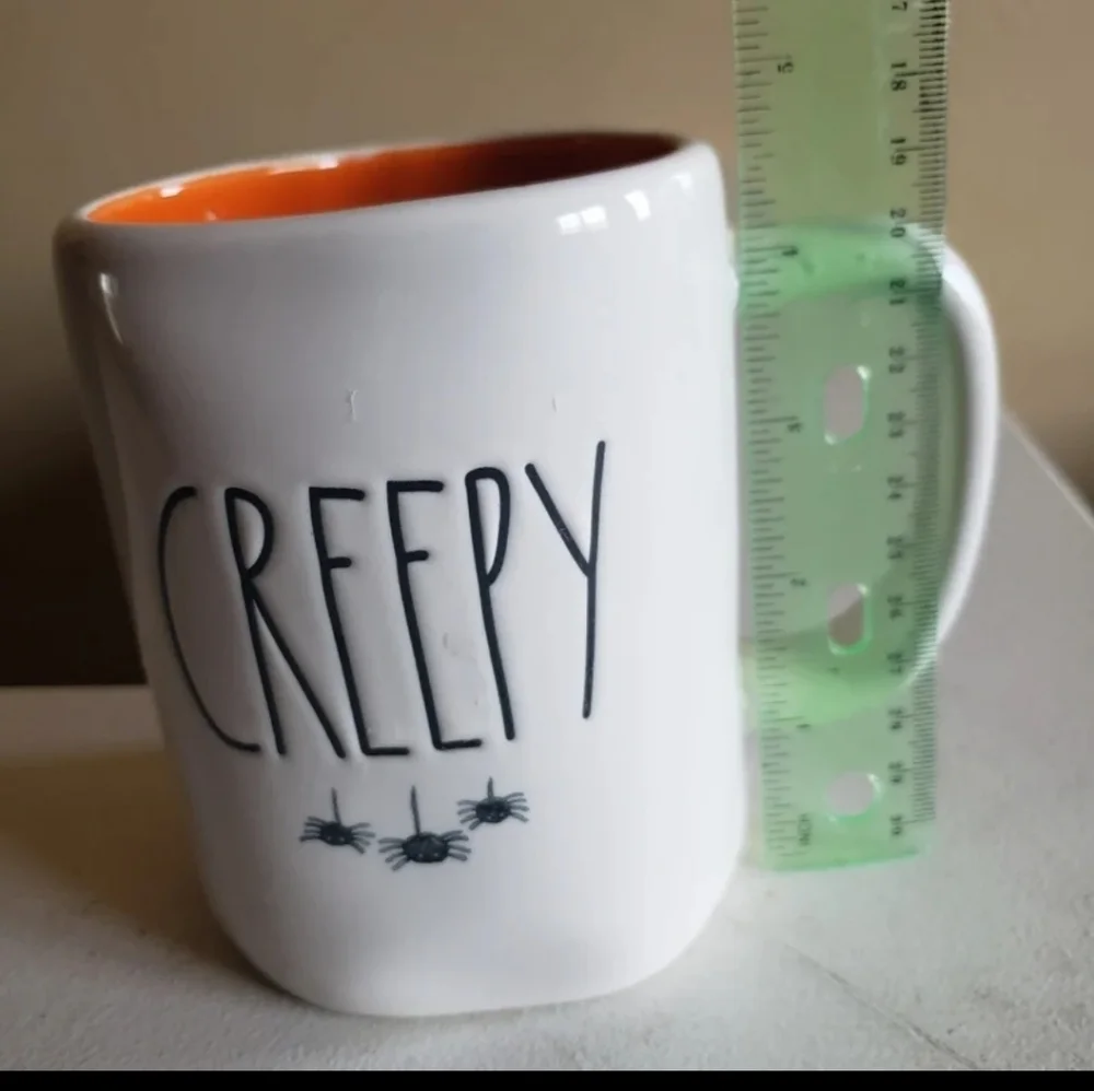NEW! Rae Dunn by Magenta Artisan Collection ceramic Mugs-CREEPY